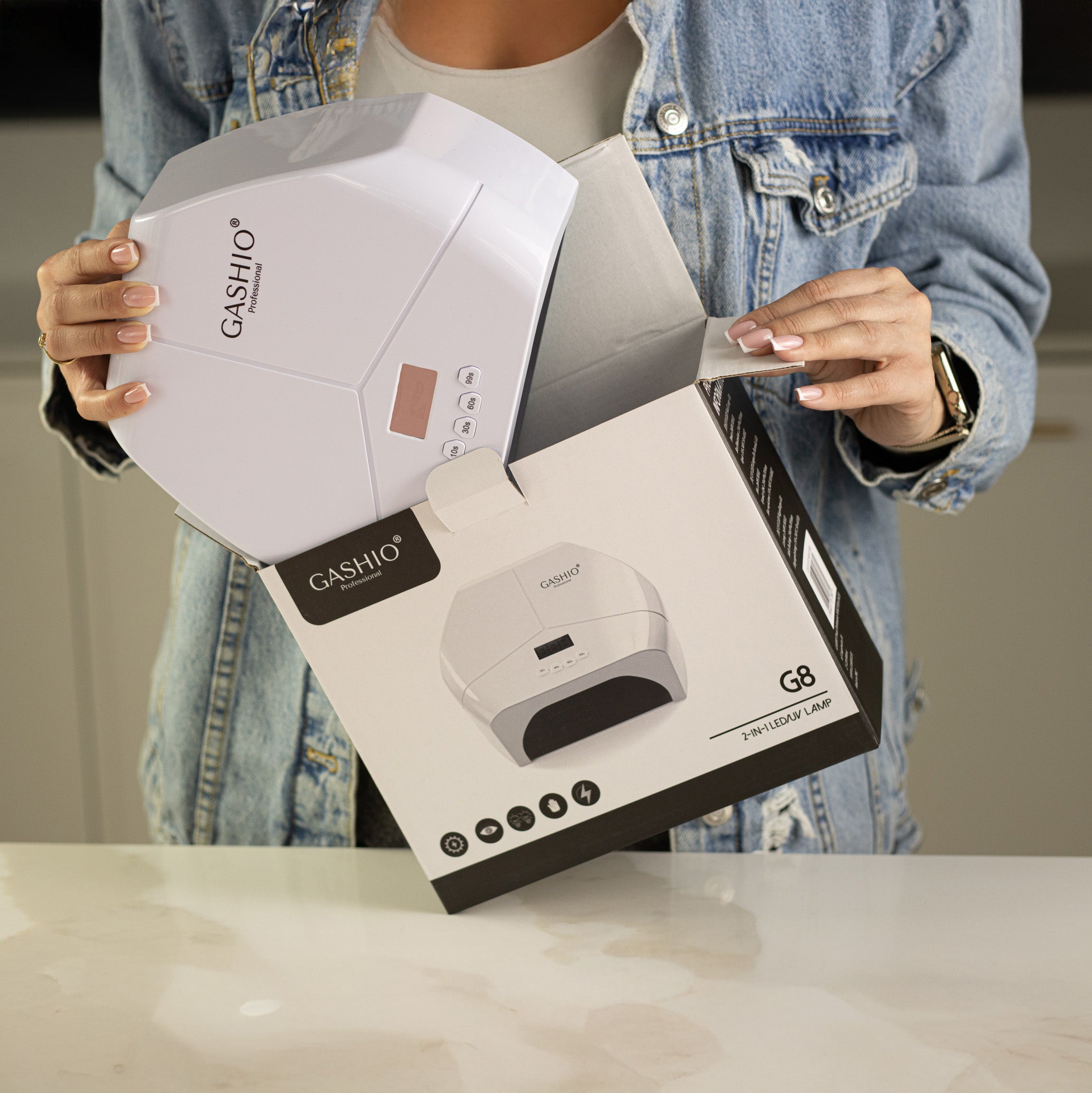 LAMPA DO PAZNOKCI UV LED 268W G8