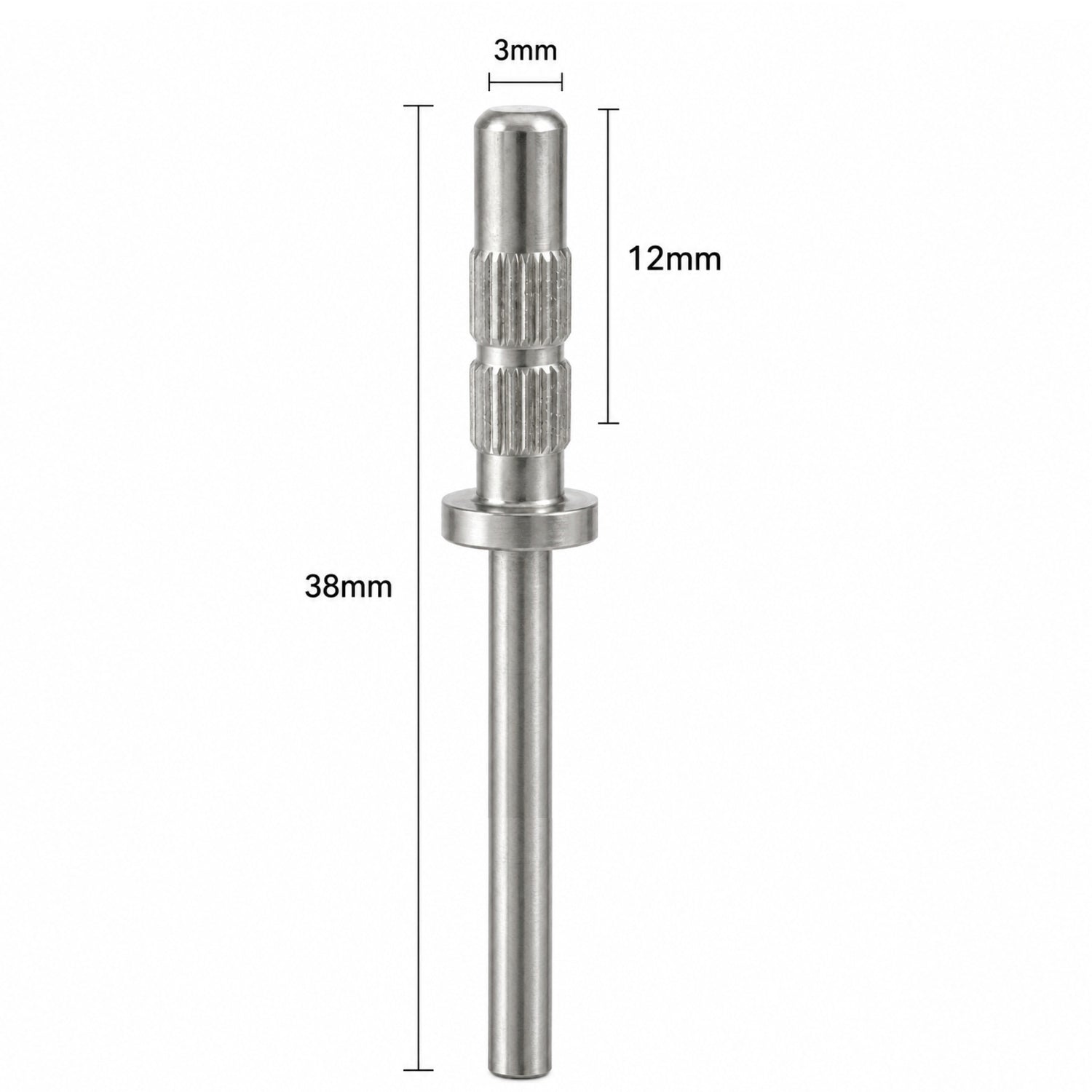 FREZ MINI NOŚNIK MANDREL Na Frezy Kapturki 3mm Do Nakładek Ściernych 3mm