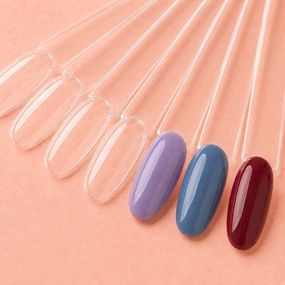 BEZBARWNY WZORNIK WACHLARZ DO MANICURE HYBRYD PRÓBNIK KÓŁKO 50 SZT MIGDAŁ