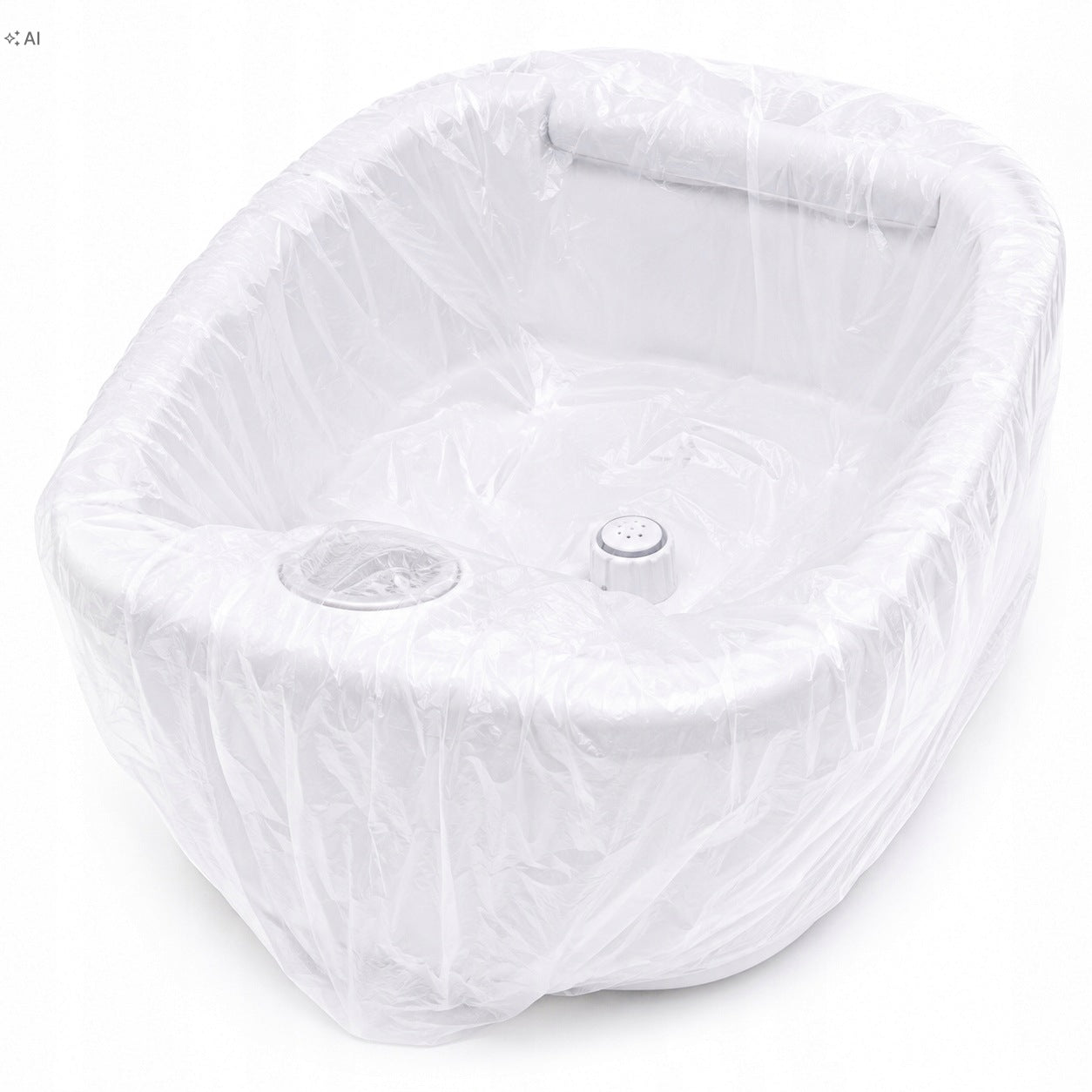 GASHIO WORKI FOLIOWE DO PEDICURE MISKI BRODZIKA HDPE 65x55cm 80 SZTUK